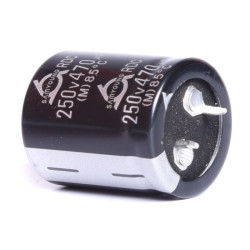 KEL 470uF/250V 25,4x30mm 85°C SamYoung SNAP-IN KONDENSATOR ELEKTROLITYCZNY