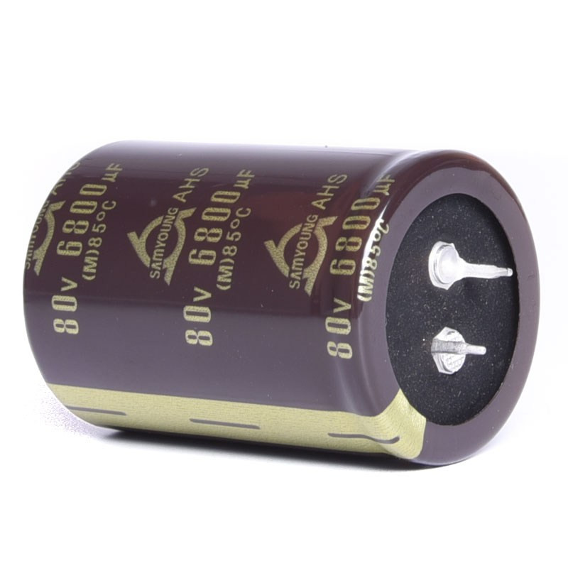 KEL 6800uF/80V 35x50mm 85°C SamYoung HI-FI AUDIO  KONDENSATOR ELEKTROLITYCZNY