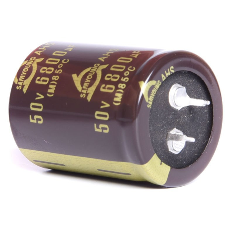 KEL 6800uF/50V 30x40mm 85°C SamYoung HI-FI AUDIO  KONDENSATOR ELEKTROLITYCZNY