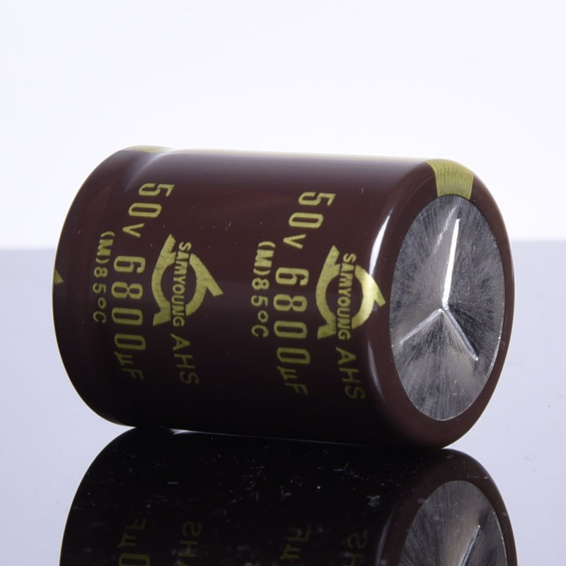 KEL 6800uF/50V 30x40mm 85°C SamYoung HI-FI AUDIO  KONDENSATOR ELEKTROLITYCZNY