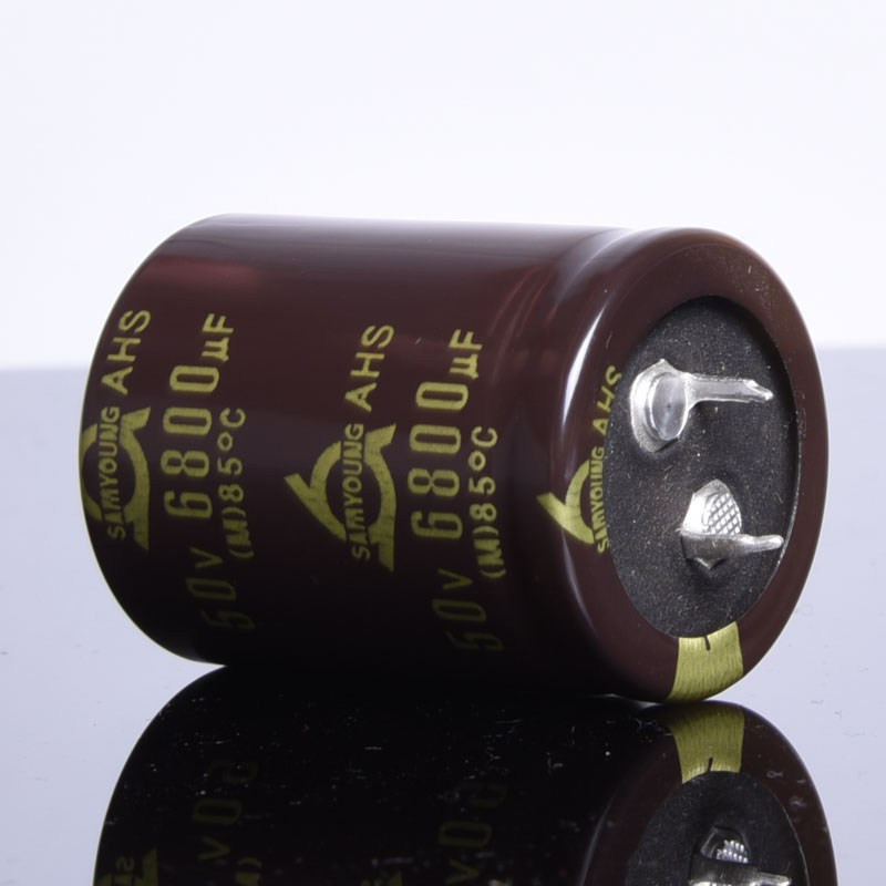 KEL 6800uF/50V 30x40mm 85°C SamYoung HI-FI AUDIO  KONDENSATOR ELEKTROLITYCZNY