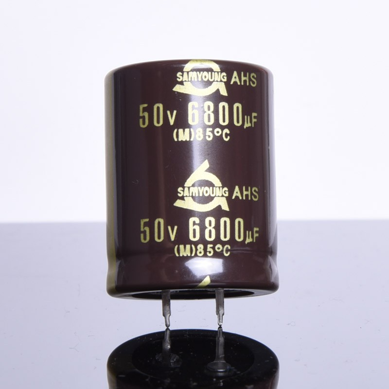 KEL 6800uF/50V 30x40mm 85°C SamYoung HI-FI AUDIO  KONDENSATOR ELEKTROLITYCZNY