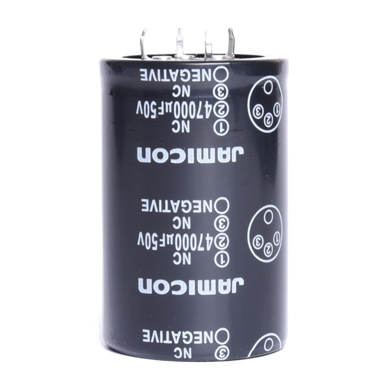 KEL 47000uF/50V 40x61mm 85°C Jamicon SNAP-IN 4pin KONDENSATOR ELEKTROLITYCZNY
