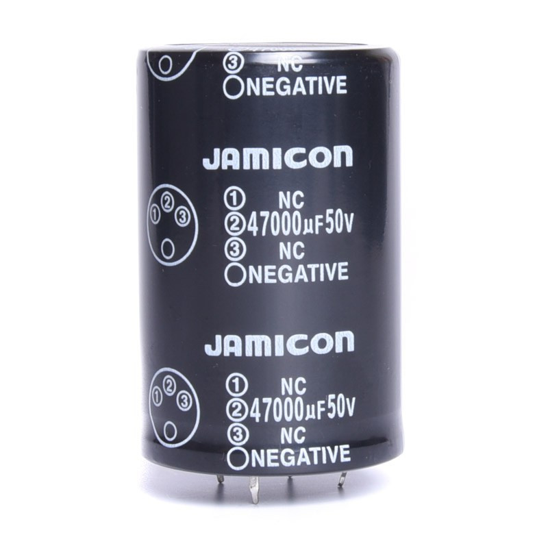 KEL 47000uF/50V 40x61mm 85°C Jamicon SNAP-IN 4pin KONDENSATOR ELEKTROLITYCZNY
