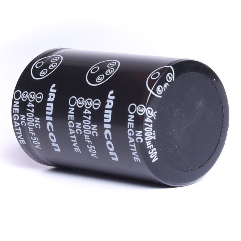 KEL 47000uF/50V 40x61mm 85°C Jamicon SNAP-IN 4pin KONDENSATOR ELEKTROLITYCZNY