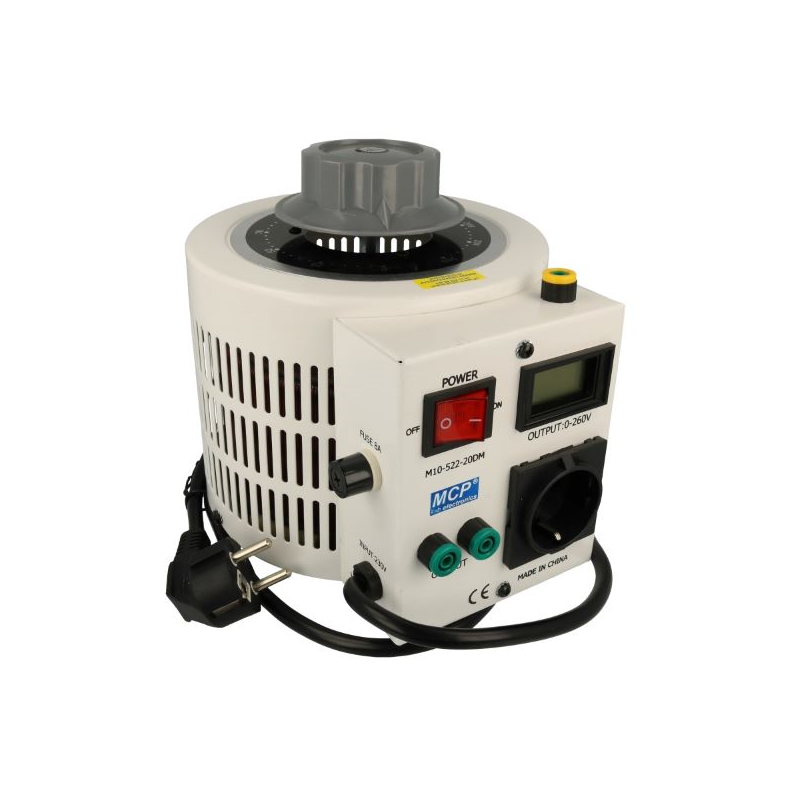 AUTOTRANSFORMATOR REG. M10-522LCD-20 260V/8A 2kVA MCP