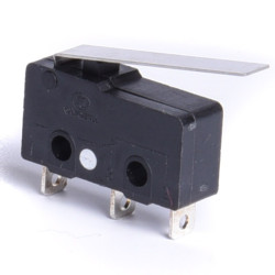 PRZEŁĄCZNIK KRAŃCOWY 1A WK611 MINI  Z DŹWIGNIĄ L-25mm PROSTĄ