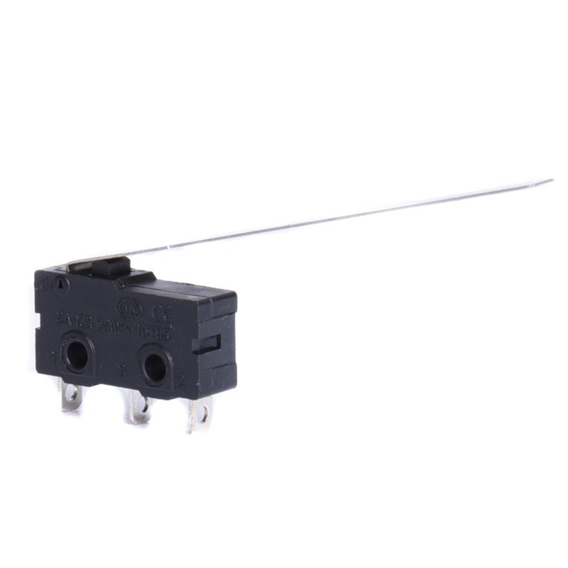 PRZEŁĄCZNIK KRAŃCOWY 1A WK615 MINI  Z DŹWIGNIĄ L-55mm PROSTĄ