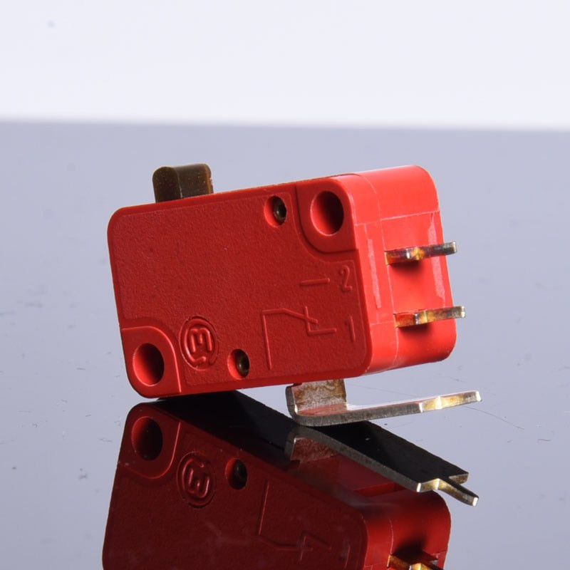 MIKROPRZEŁĄCZNIK VS15N00 CZERWONY BEZ DŹWIGNI NO+NC