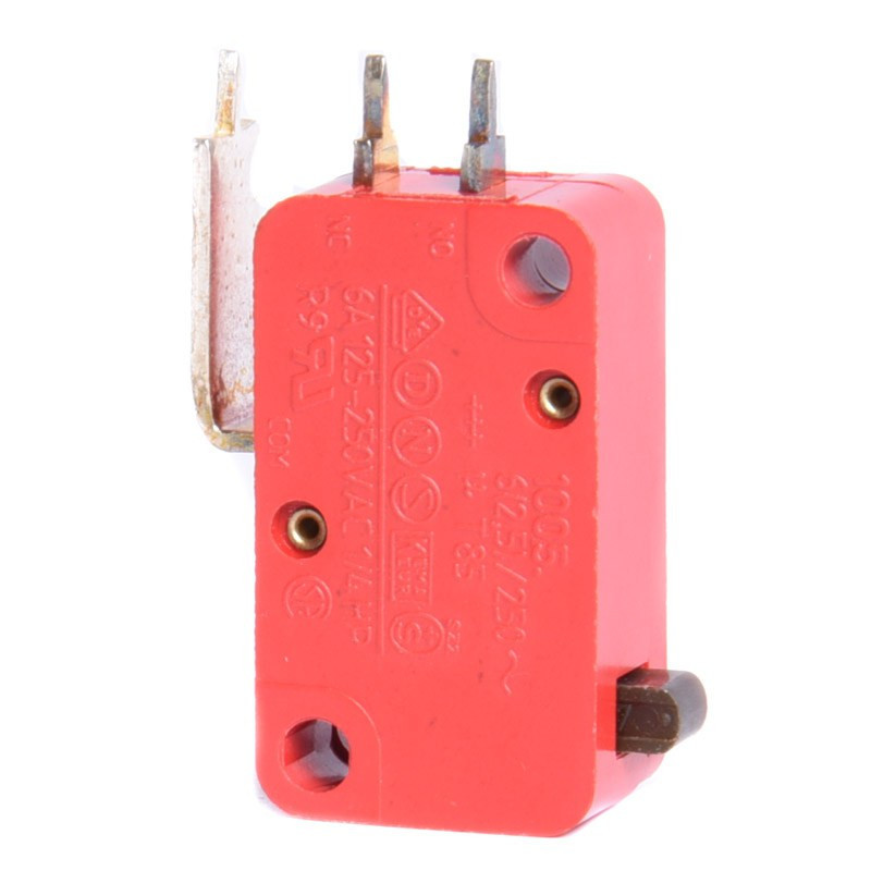MIKROPRZEŁĄCZNIK VS15N00 CZERWONY BEZ DŹWIGNI NO+NC