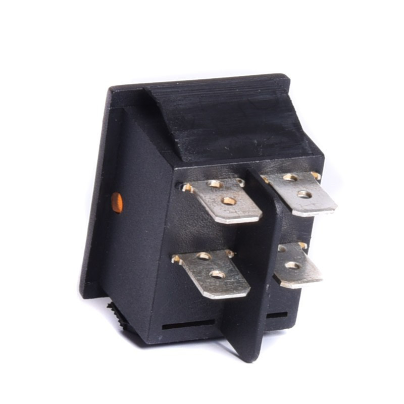 PRZEŁĄCZNIK 12V PODŚWIETLANY DUŻY ŻÓŁTY