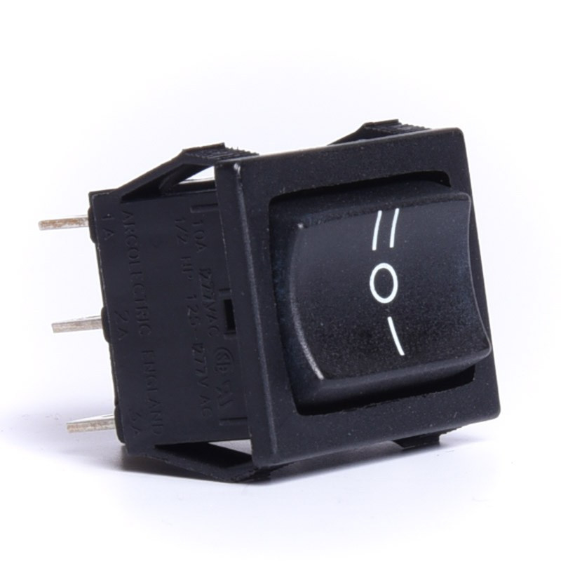 PRZEŁĄCZNIK 3 POZ.2*10A 250V~,B ,CZARNY I+0+II ARCOELECTRIC