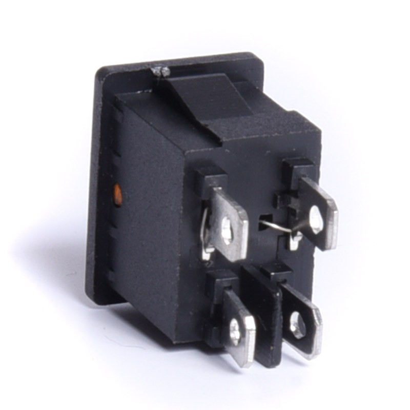 PRZEŁĄCZNIK 12V PODŚWIETLANY MAŁY ŻÓŁTY