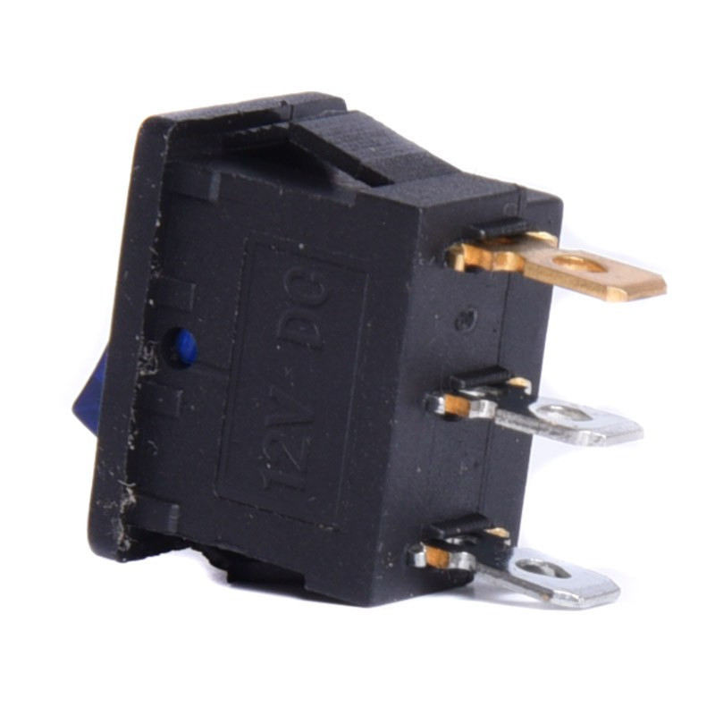 PRZEŁĄCZNIK 12V PODŚWIETLANY MAŁY NIEBIESKI