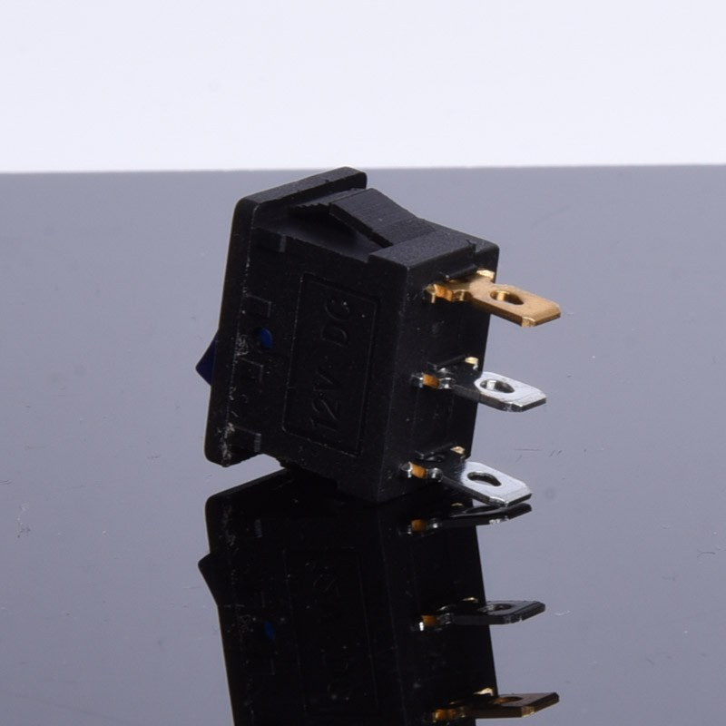 PRZEŁĄCZNIK 12V PODŚWIETLANY MAŁY NIEBIESKI