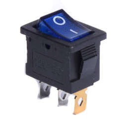 PRZEŁĄCZNIK 12V PODŚWIETLANY MAŁY NIEBIESKI