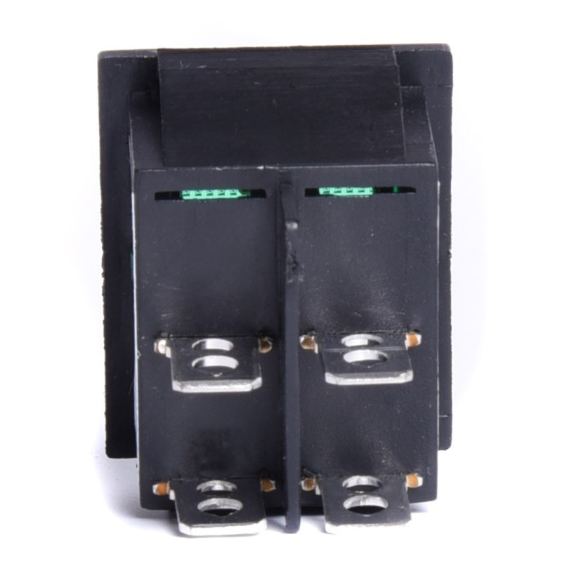 PRZEŁĄCZNIK 12V PODŚWIETLANY DUŻY  ZIELONY