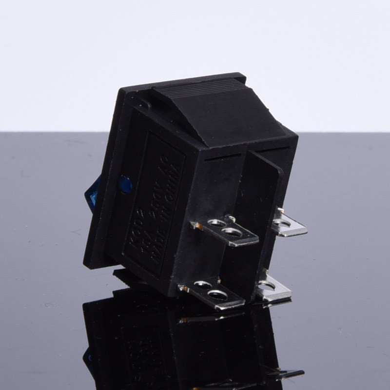 PRZEŁĄCZNIK AC 230V 1/0 PODŚWIETELANY DUŻY NIEBIESKI