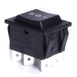 PRZEŁĄCZNIK (ON)-OFF-(ON) CHWILOWY I O II   DUŻY 16A 250VAC BULGIN