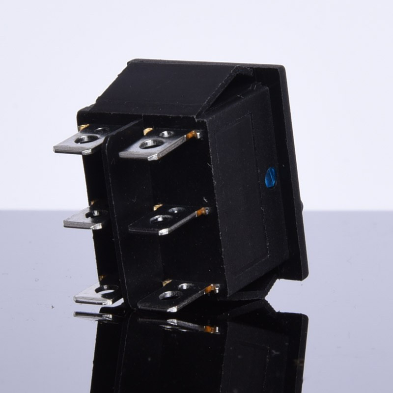 PRZEŁĄCZNIK 12V PODŚWIETLANY DUŻY  NIEBIESKI 3-POZYCJE