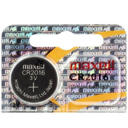 BATERIA CR 2016 MAXELL 3V 90mAh LITOWA PASTYLKA 1szt. JAPAN