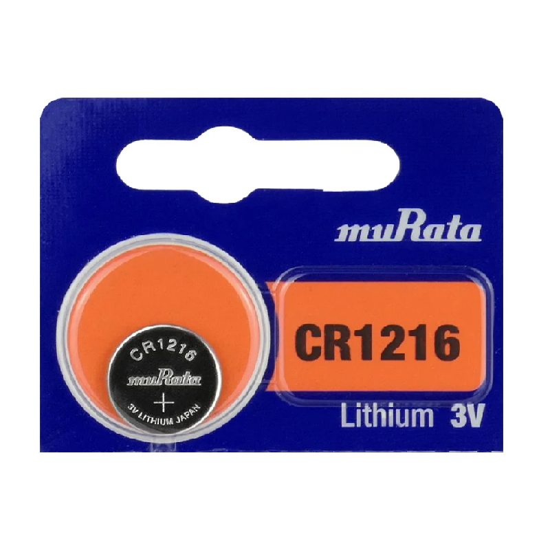 BATERIA CR 1216 MURATA LITOWA PASTYLKA 3V 30mAh 12,5x1,6mm 1szt.