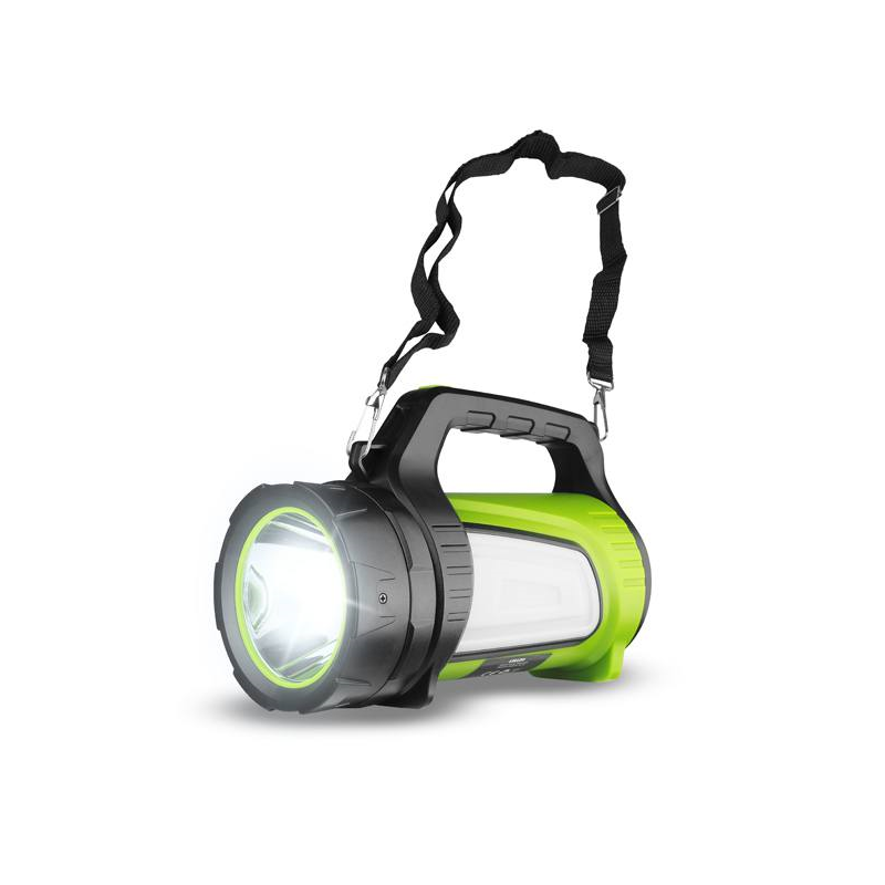 LATARKA RĘCZNA  1 LED 1200lm+COB RED LIGHT AKUMULATOR 4500mAh IP65 WSKAŹNIK NAŁADOWANIA