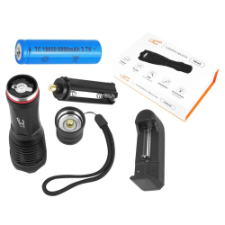 LATARKA RĘCZNA  LTC LL43 T6 ZOOM ŁADOWARKA SIECIOWA GGW BRM