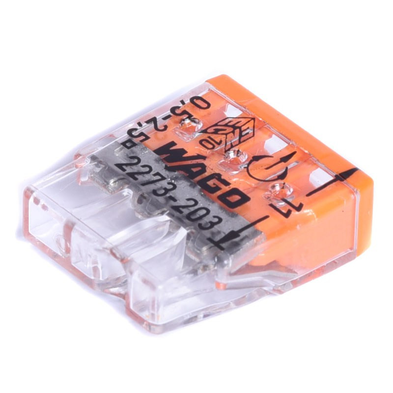 WAGO 3x 0,5-2,5mm2 24A PRZEZROCZYSTA (2273-203)