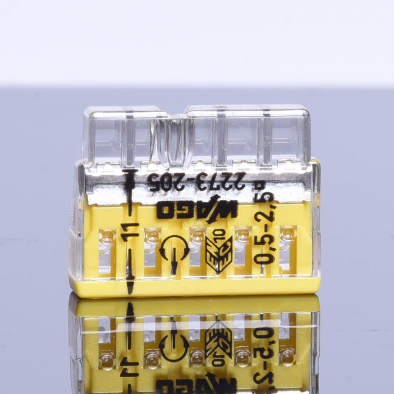 WAGO 5x 0,5-2,5mm2 24A PRZEZROCZYSTA (2273-205)