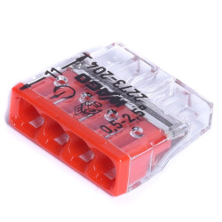 WAGO 4x 0,5-2,5mm2 24A PRZEZROCZYSTA (2273-204)