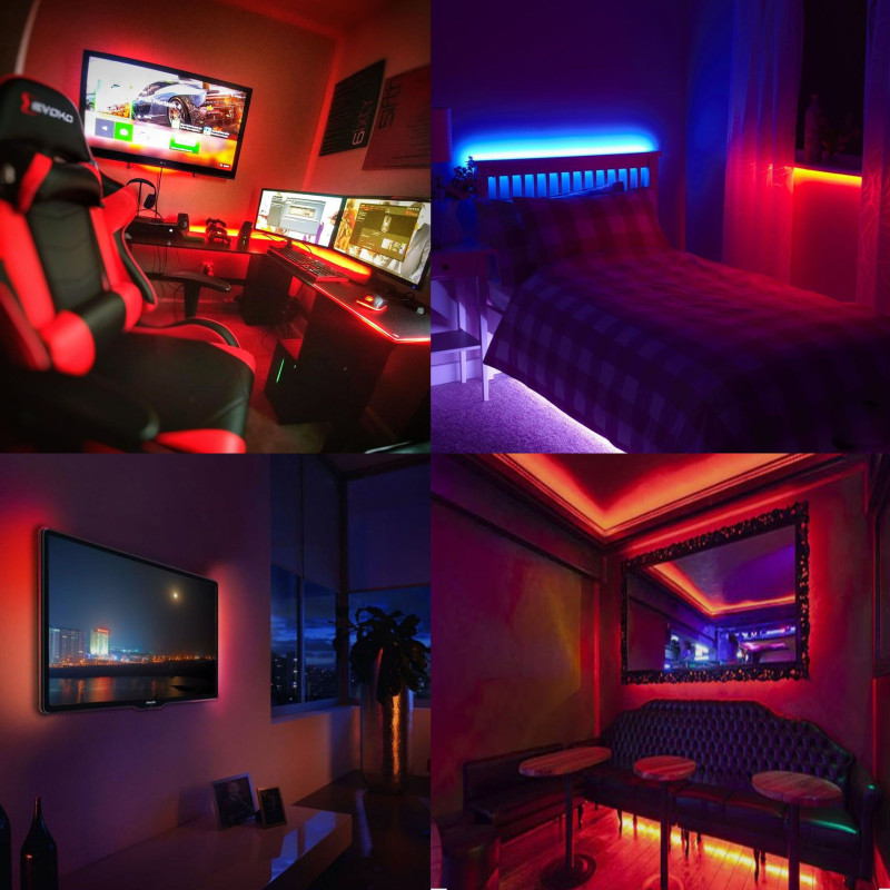 TAŚMA LED 2835 CZERWONA IP20 300LED 4,8W SINGLE JLM 1m