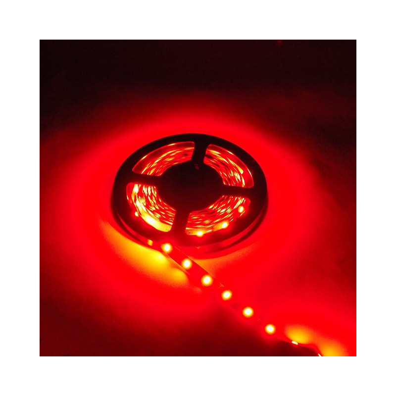 TAŚMA LED 2835 CZERWONA IP20 300LED 4,8W SINGLE JLM 1m