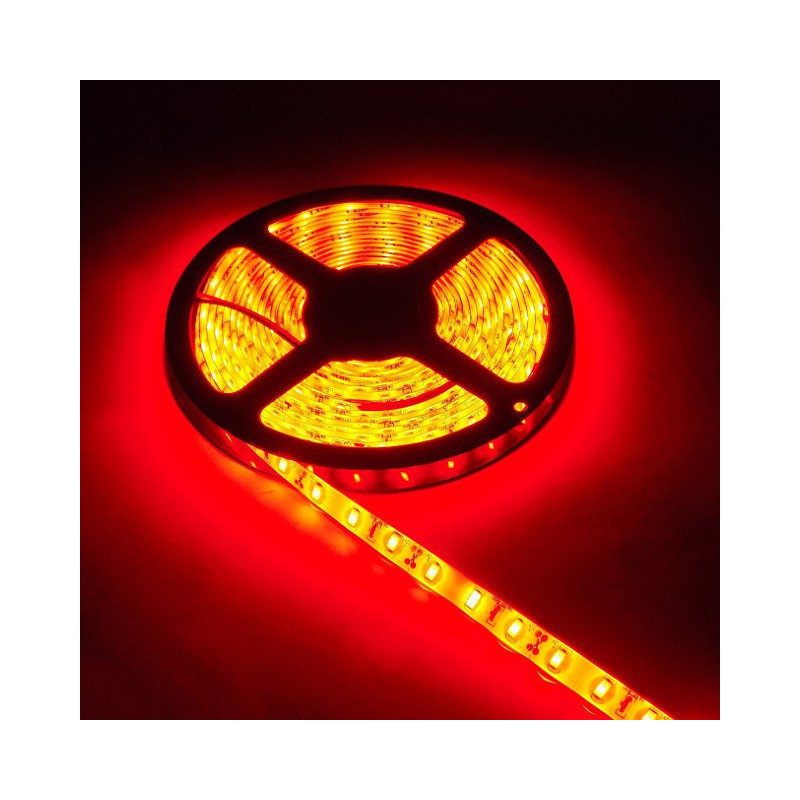 TAŚMA LED 5630 CZERWONA IP65 300LED 9,6W SINGLE pcb JLM 1m