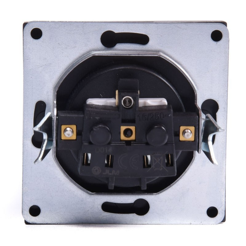 GNIAZDO PODTYNKOWE GRAFIT  BEZ RAMKI JLM ULTRA DESIGN