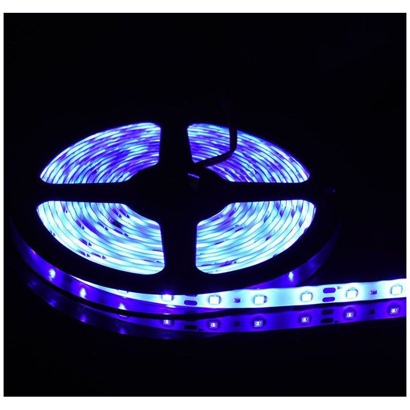 TAŚMA LED 2835 NIEBIESKA IP65 300LED 4,8W SINGLE JLM 5mOP.