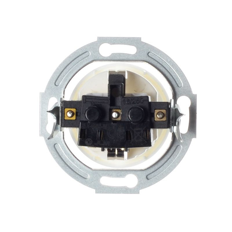 LOFT GNIAZDO 230V SCHUKO BIAŁE JLM BEZ RAMKI RETRO FRENCH STYLE