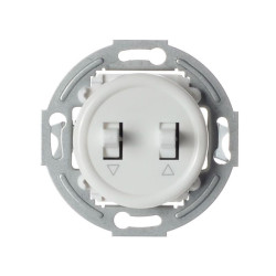 LOFT WŁĄCZNIK STERUJĄCY ROLETAMI BIAŁY JLM BEZ RAMKI RETRO FRENCH STYLE