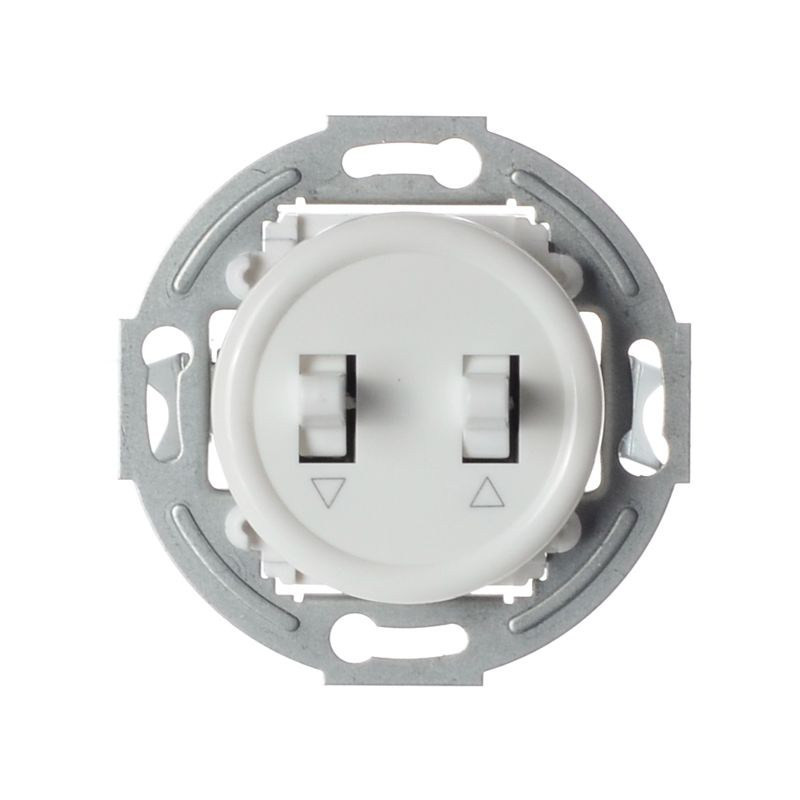 LOFT WŁĄCZNIK STERUJĄCY ROLETAMI BIAŁY JLM BEZ RAMKI RETRO FRENCH STYLE