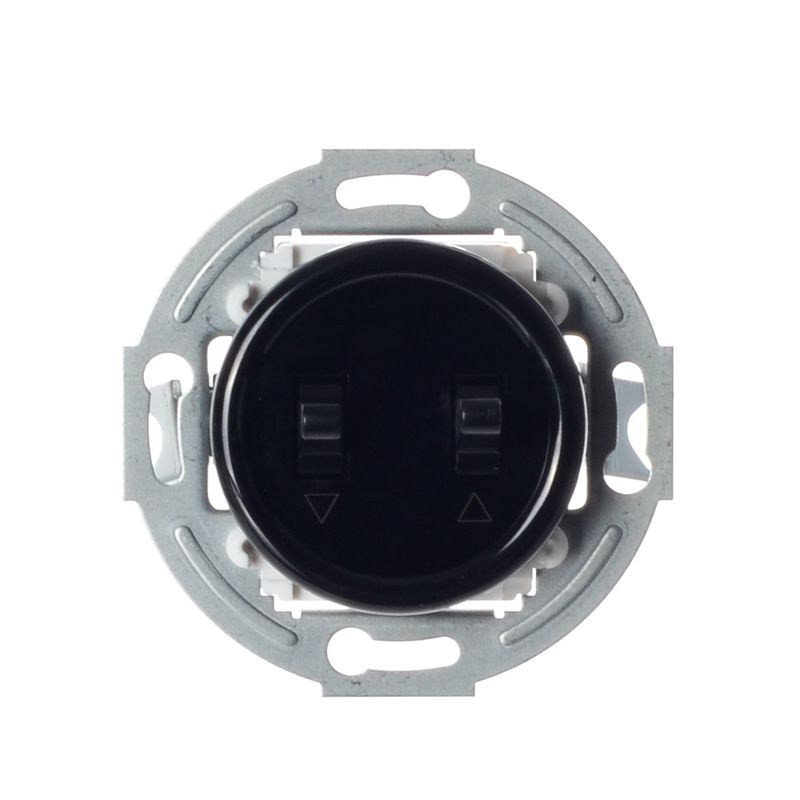 LOFT WŁĄCZNIK STERUJĄCY ROLETAMI CZARNY JLM BEZ RAMKI RETRO FRENCH STYLE