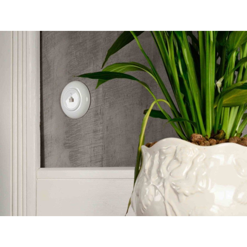 LOFT GNIAZDO KOMPUTEROWE RJ45 BIAŁE JLM BEZ RAMKI RETRO FRENCH STYLE