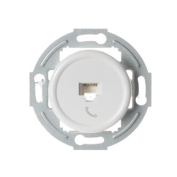 LOFT GNIAZDO TELEFONICZNE RJ11 BIAŁE JLM BEZ RAMKI RETRO FRENCH STYLE