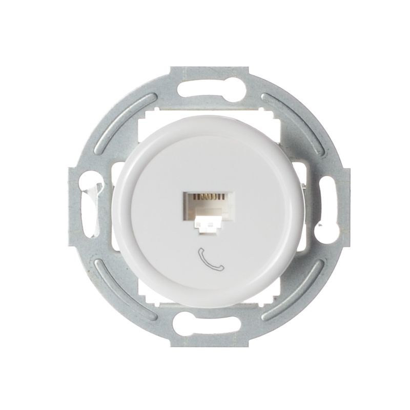 LOFT GNIAZDO TELEFONICZNE RJ11 BIAŁE JLM BEZ RAMKI RETRO FRENCH STYLE