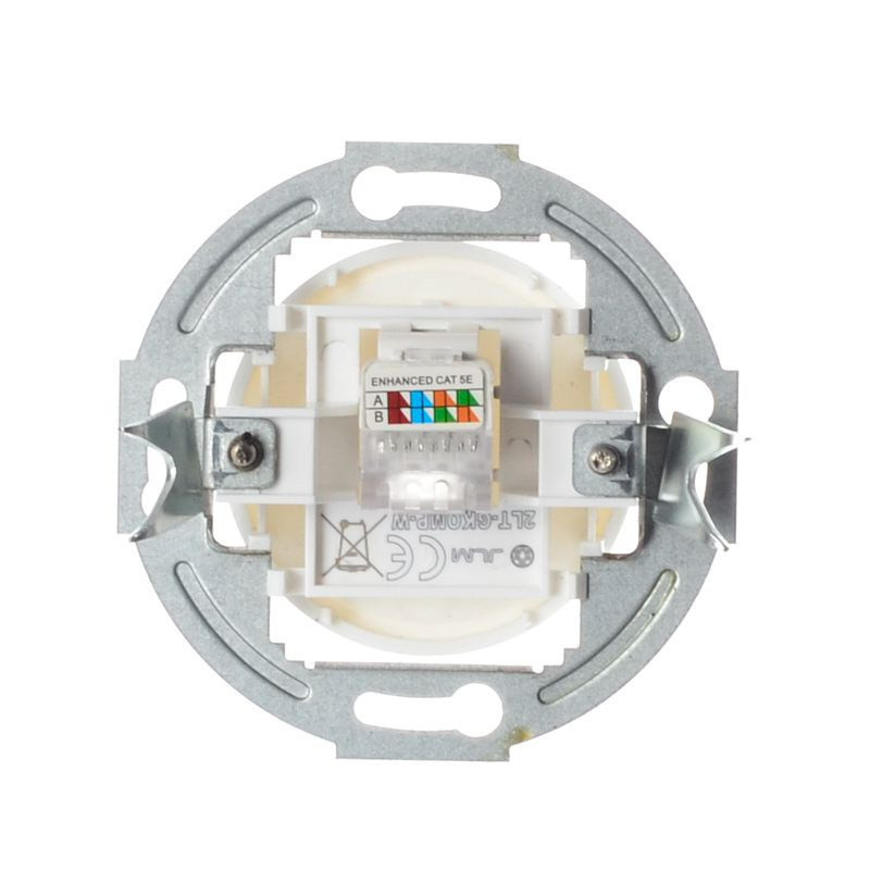 LOFT GNIAZDO KOMPUTEROWE RJ45 BIAŁE JLM BEZ RAMKI RETRO FRENCH STYLE