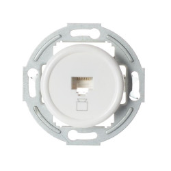 LOFT GNIAZDO KOMPUTEROWE RJ45 BIAŁE JLM BEZ RAMKI RETRO FRENCH STYLE