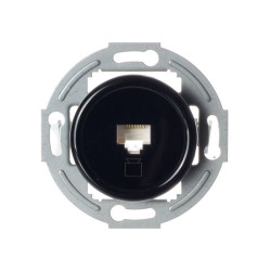 LOFT GNIAZDO KOMPUTEROWE RJ45 CZARNE JLM BEZ RAMKI RETRO FRENCH STYLE