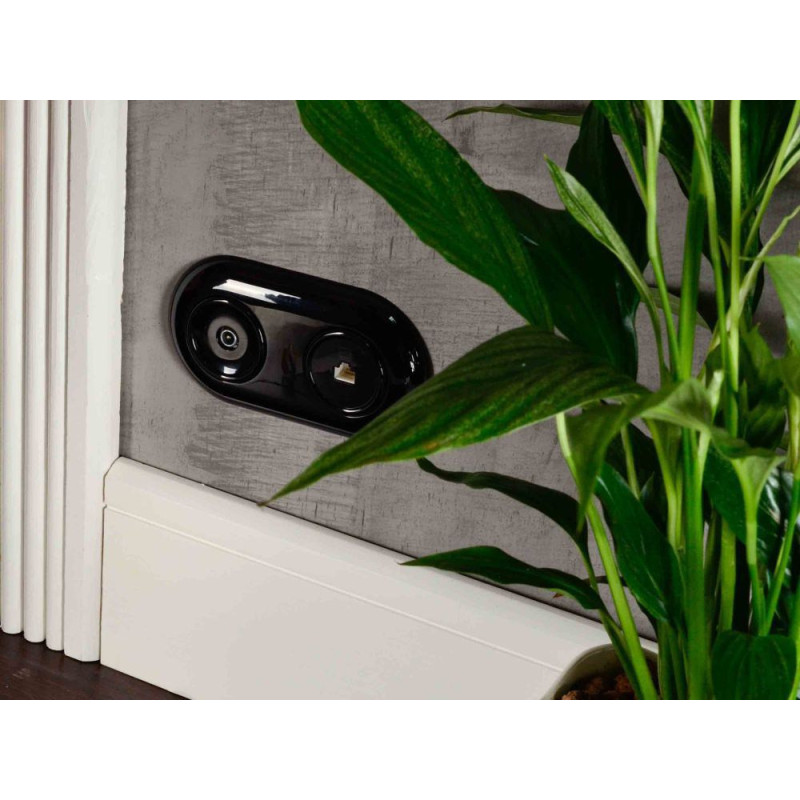 LOFT GNIAZDO TV CZARNE JLM BEZ RAMKI RETRO FRENCH STYLE