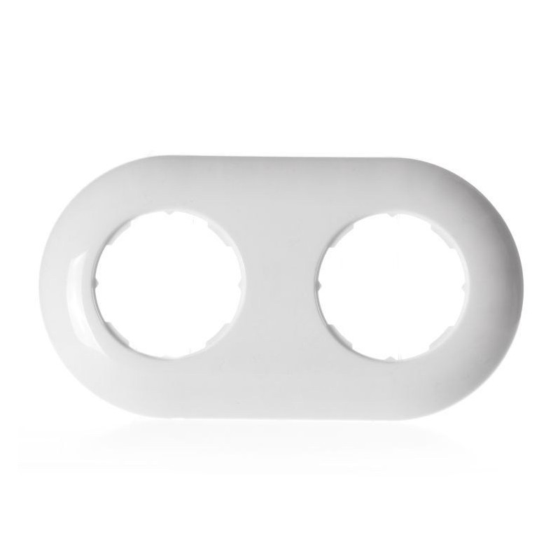 LOFT RAMKA PODWÓJNA 156x85mm BIAŁA JLM RETRO FRENCH STYLE