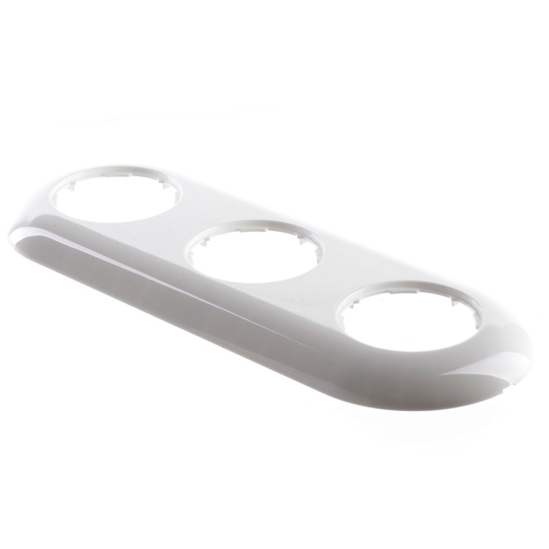 LOFT RAMKA POTRÓJNA 227x85mm BIAŁA JLM RETRO FRENCH STYLE