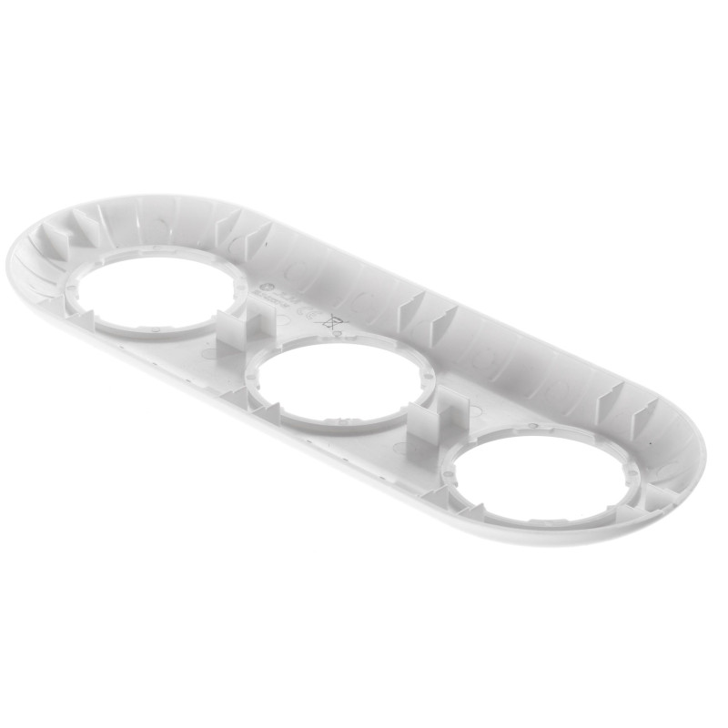 LOFT RAMKA POTRÓJNA 227x85mm BIAŁA JLM RETRO FRENCH STYLE